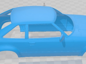 Toyota Celica RA40 Printable Body Car Model do druku 3D
