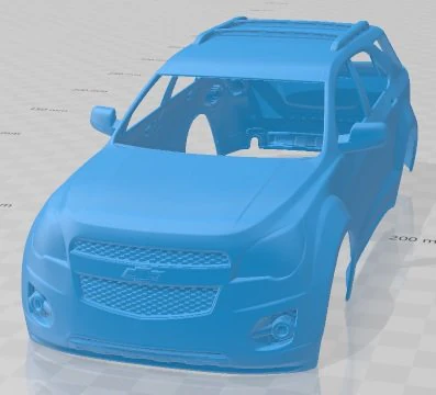 Chevrolet Equinox 2009 Printable Body Car 3D Print Model .c4d .max .obj .3ds .fbx .stl .blend 