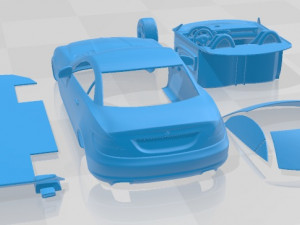 Mercedes Benz SLK 2012 Printable Car Modelo de impresión 3D