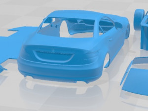 Mercedes Benz SLK 2012 Printable Car Modelo de impresión 3D