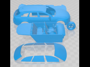 Audi S6 Avant 2013 Printable Car Modèles 3D en vedette