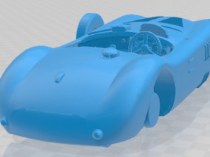Jaguar C Type 1951 Printable Car Modello di stampa 3D