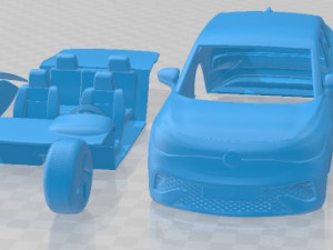 Volkwagen ID5 PRO 2022 Printable Car Modelo de impresión 3D