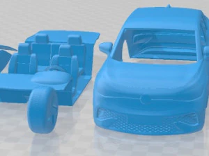 大众 ID 5 PRO 2022 可打印汽车 3D 打印模型