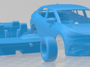 Volkwagen ID5 PRO 2022 Printable Car 3D 打印模型