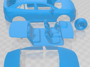 Volkwagen ID5 PRO 2022 Printable Car 3D 打印模型