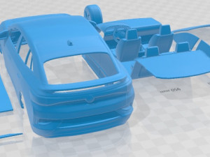 Volkwagen ID5 PRO 2022 Printable Car 3D 打印模型