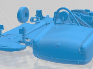 Alfa Romeo Giulietta Spider Racer 1957 afdrukbare auto 3D printmodel