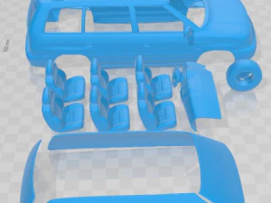 Mazda MPV LV 1997 Printable Car 3D Print Model
