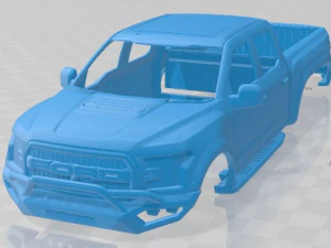 Carro de corpo imprim&iacute;vel Hennessey VelociRaptor 66 Modelo de Impressão 3D