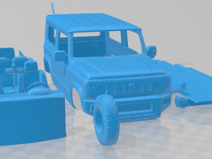 Suzuki Jimny XC Long Wheelbase 2022 Printable Car Modèles 3D en vedette