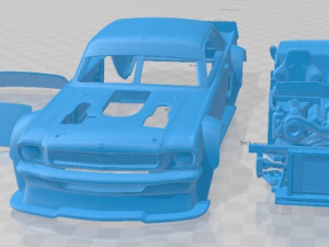 Mustang Hoonicorn Printable Car 3D Print Model