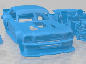 Mustang Hoonicorn Printable Car 3D Print Model