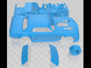 Mustang Hoonicorn Printable Car 3D Print Model