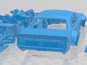 Mustang Hoonicorn Printable Car 3D Print Model