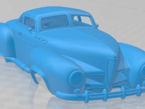 Wheeled Hotrod 6 Wheels Printable Body Car 3D Print Model