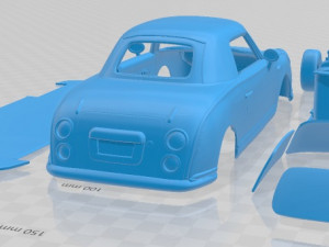 Nissan Figaro 1991 Printable Car 3D-printmodel