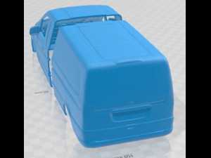 Mercedes Benz Vito W639 2011 Printable Body Van 3D 打印模型
