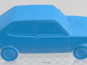 Fiat 127 Printable Car 3D 프린트 모델