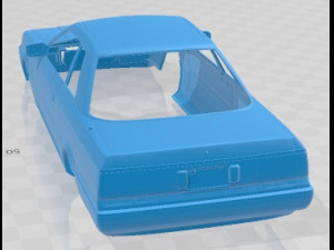 Nissan Skyline R31 1985 Printable Body Car Modello di stampa 3D