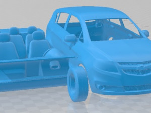 Chevrolet Sail 2012 Printable Car Model Cetak 3D