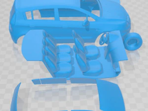 Chevrolet Sail 2012 Printable Car 3D Print Model