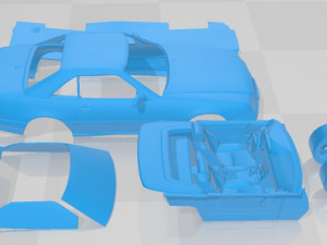 Mercedes SL500 AMG R129 1989 Printable Car 3D-printmodel