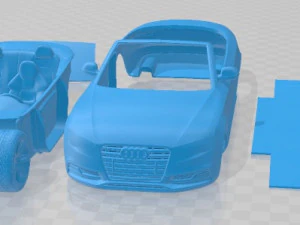 Audi S5 Convertible 2012 Printable Car 3D Print Model
