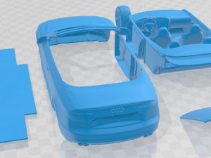 Audi S5 Convertible 2012 Printable Car Modèles 3D en vedette