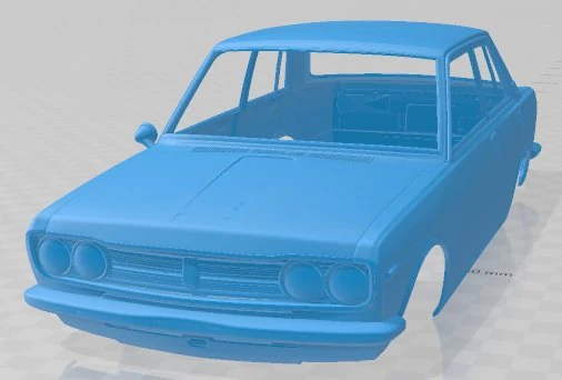 Datsun 1600 Deluxe 1968 Printable Body Car 3D Print Model .c4d .max .obj .3ds .fbx .stl .blend 