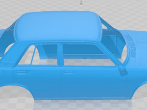 Datsun 1600 Deluxe 1968 Printable Body Car Modelo de Impressão 3D