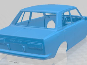Datsun 1600 Deluxe 1968 Printable Body Car 3D Print Model