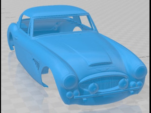 Austin Healey 3000 MK II Printable Body Car 3D-Druckmodell