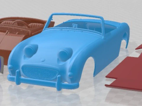 Voiture imprimable Austin Healey Sprite Modèles 3D en vedette