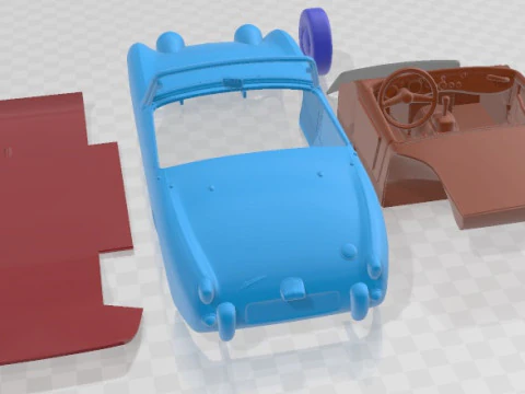 Austin Healey Sprite Printable Car 3D Print Model