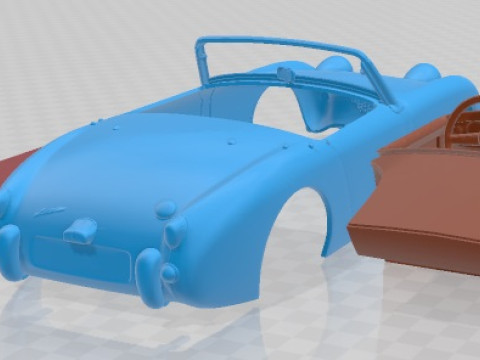 Austin Healey Sprite Printable Car Modèles 3D en vedette