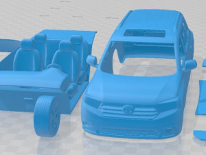 Toyota Highlander 2011 Printable Car Model do druku 3D