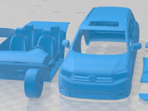 Coche Toyota Highlander 2011 Imprimible Modelo de impresión 3D