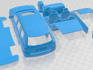 Toyota Highlander 2011 Printable Car 3D Print Model
