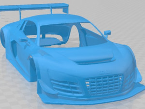 Audi R8 LMS Ultra Printable Body Car Modelo de impresión 3D