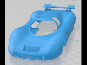 Porsche 908 LH 1968 Printable Body Car 3D Print Model