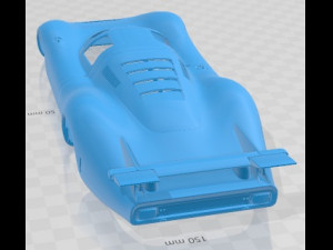 Porsche 908 LH 1968 Printable Body Car 3D Print Model