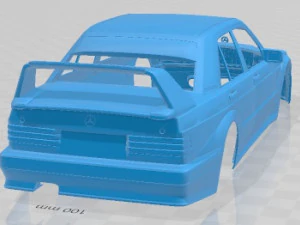 Merecedes Benz 190 EVO II Printable Body Car 3D Print Model