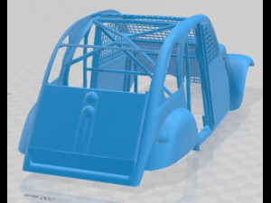 Citroen 2CV Cross Printable Body Car 3D 프린트 모델