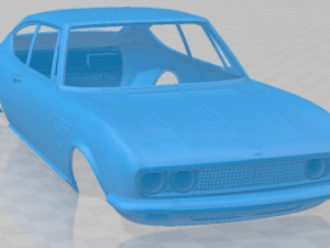 Fiat Dino Coupe Bertone 1969 Printable Body Car Modello di stampa 3D