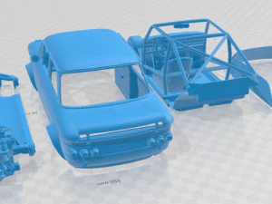 NSU 1300 TTS Printable Car 3D Print Model