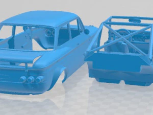 NSU 1300 TTS Printable Car 3D Print Model