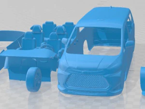 江淮瑞风M6 2020款印花厢式车 3D 打印模型