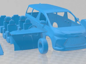 JAC Refine M6 2020 Printable Van 3D Print Model