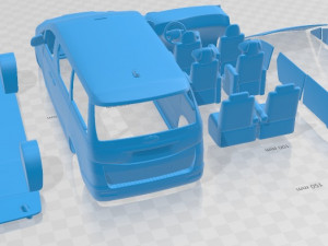 JAC Refine M6 2020 Printable Van 3D Baskı Modeli
